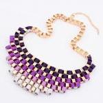 New Bubble Necklace,purple..