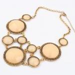 Ivory/beige Bubble Necklac..